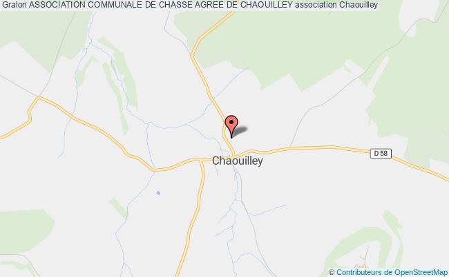 ASSOCIATION COMMUNALE DE CHASSE AGREE DE CHAOUILLEY