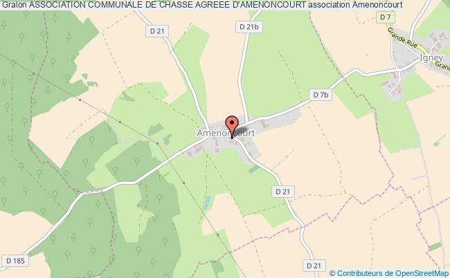ASSOCIATION COMMUNALE DE CHASSE AGREEE D'AMENONCOURT