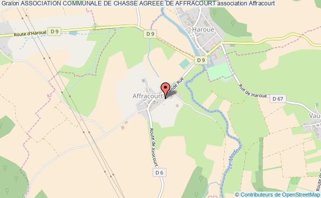 ASSOCIATION COMMUNALE DE CHASSE AGREEE DE AFFRACOURT