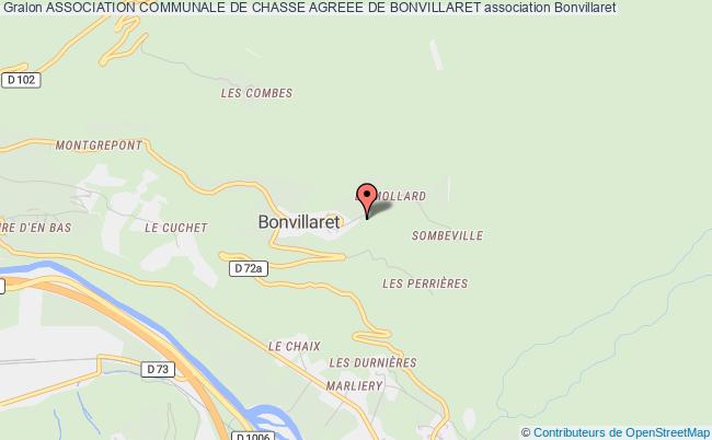 ASSOCIATION COMMUNALE DE CHASSE AGREEE DE BONVILLARET
