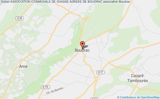 ASSOCIATION COMMUNALE DE CHASSE AGREEE DE BOUDRAC