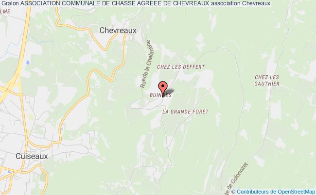ASSOCIATION COMMUNALE DE CHASSE AGREEE DE CHEVREAUX