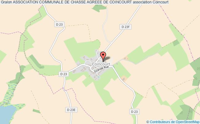 ASSOCIATION COMMUNALE DE CHASSE AGREEE DE COINCOURT