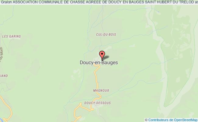 ASSOCIATION COMMUNALE DE CHASSE AGREEE DE DOUCY EN BAUGES SAINT HUBERT DU TRELOD