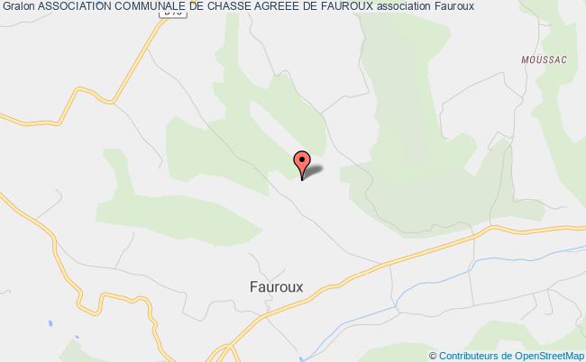 ASSOCIATION COMMUNALE DE CHASSE AGREEE DE FAUROUX