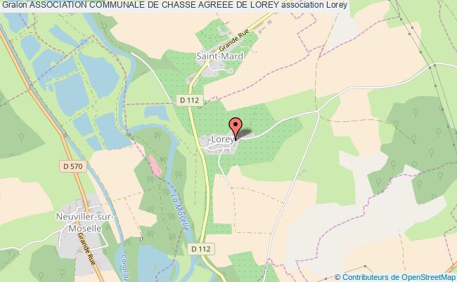 ASSOCIATION COMMUNALE DE CHASSE AGREEE DE LOREY