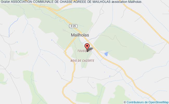 ASSOCIATION COMMUNALE DE CHASSE AGREEE DE MAILHOLAS