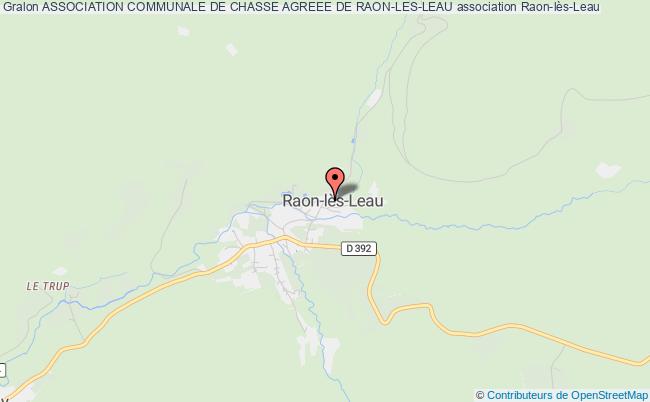 ASSOCIATION COMMUNALE DE CHASSE AGREEE DE RAON-LES-LEAU