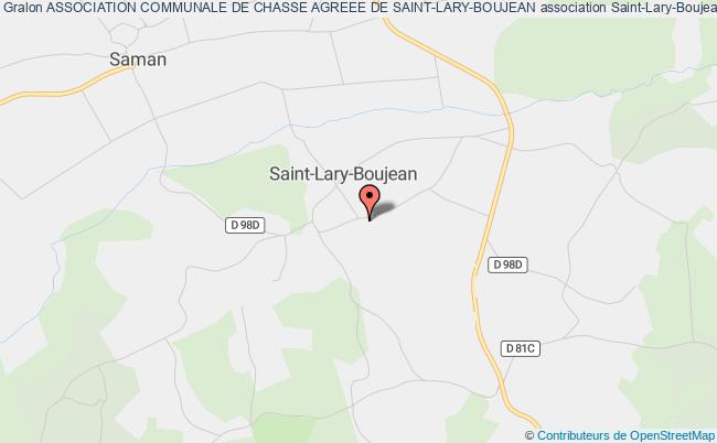 ASSOCIATION COMMUNALE DE CHASSE AGREEE DE SAINT-LARY-BOUJEAN