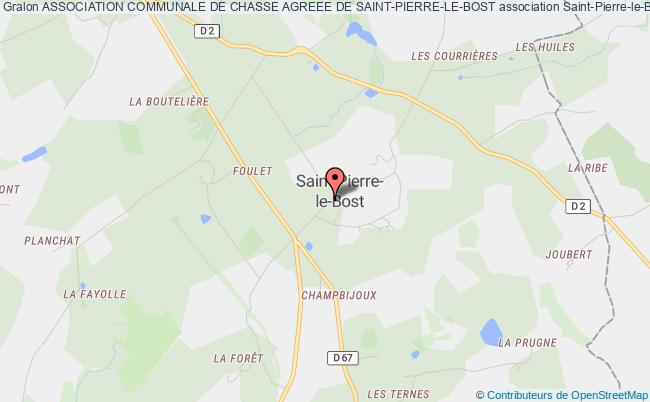 ASSOCIATION COMMUNALE DE CHASSE AGREEE DE SAINT-PIERRE-LE-BOST