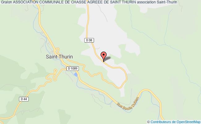ASSOCIATION COMMUNALE DE CHASSE AGREEE DE SAINT THURIN