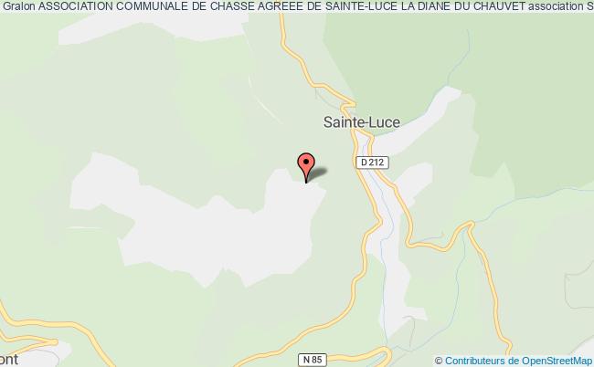 ASSOCIATION COMMUNALE DE CHASSE AGREEE DE SAINTE-LUCE LA DIANE DU CHAUVET