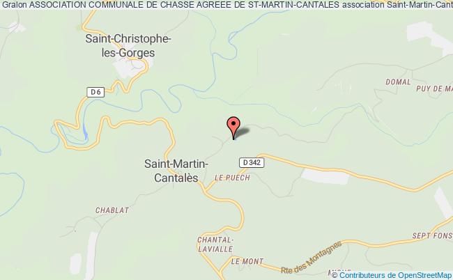 ASSOCIATION COMMUNALE DE CHASSE AGREEE DE ST-MARTIN-CANTALES