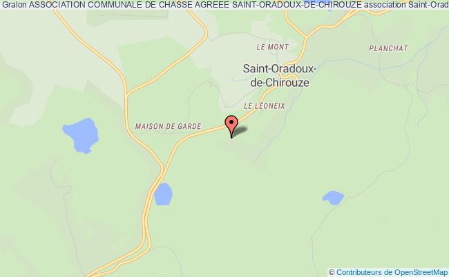 ASSOCIATION COMMUNALE DE CHASSE AGREEE SAINT-ORADOUX-DE-CHIROUZE