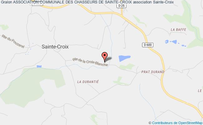 ASSOCIATION COMMUNALE DES CHASSEURS DE SAINTE-CROIX