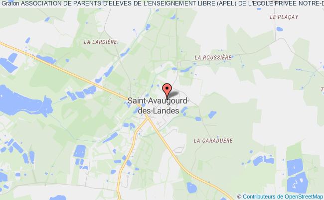 ASSOCIATION DE PARENTS D'ELEVES DE L'ENSEIGNEMENT LIBRE (APEL) DE L'ECOLE PRIVEE NOTRE-DAME DE SAINT AVAUGOURD DES LANDES