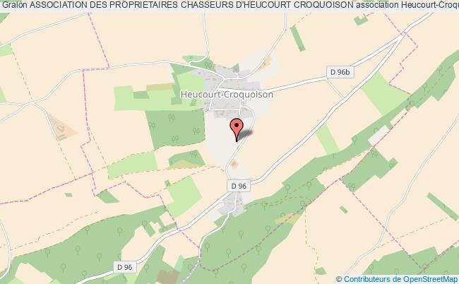 ASSOCIATION DES PROPRIETAIRES CHASSEURS D'HEUCOURT CROQUOISON