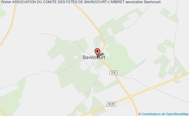ASSOCIATION DU COMITE DES FETES DE BAVINCOURT-L'ARBRET