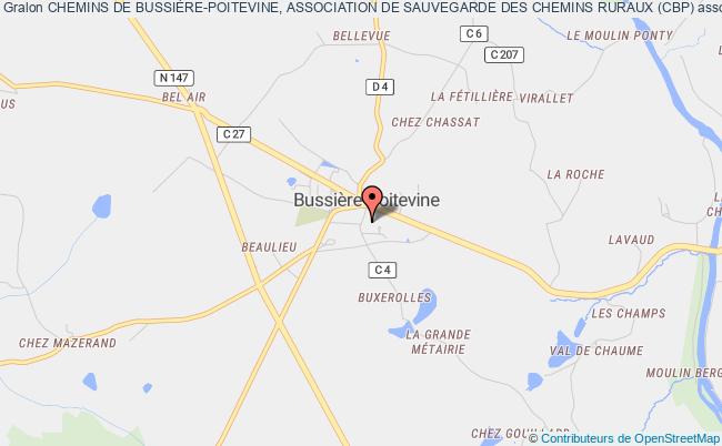 CHEMINS DE BUSSIÈRE-POITEVINE, ASSOCIATION DE SAUVEGARDE DES CHEMINS RURAUX (CBP)
