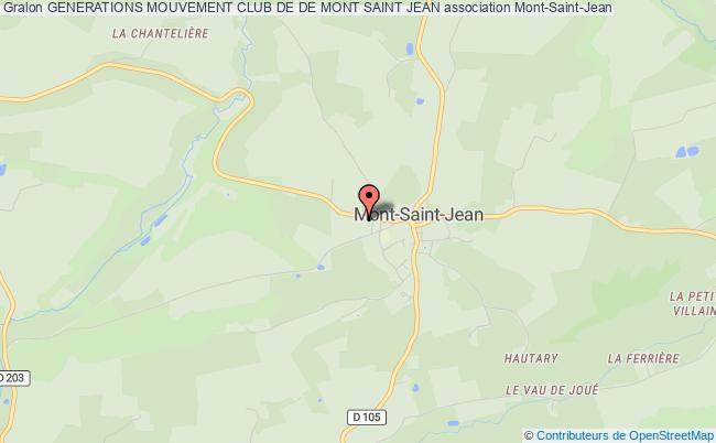 GENERATIONS MOUVEMENT CLUB DE DE MONT SAINT JEAN