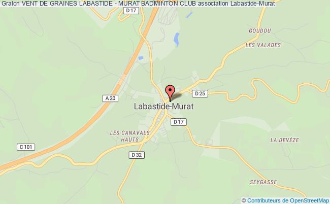 VENT DE GRAINES LABASTIDE - MURAT BADMINTON CLUB