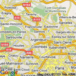 plan France Argenteuil