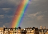 Photo Le pérenne et l'éphémère, arc en ciel ciel sur Paris