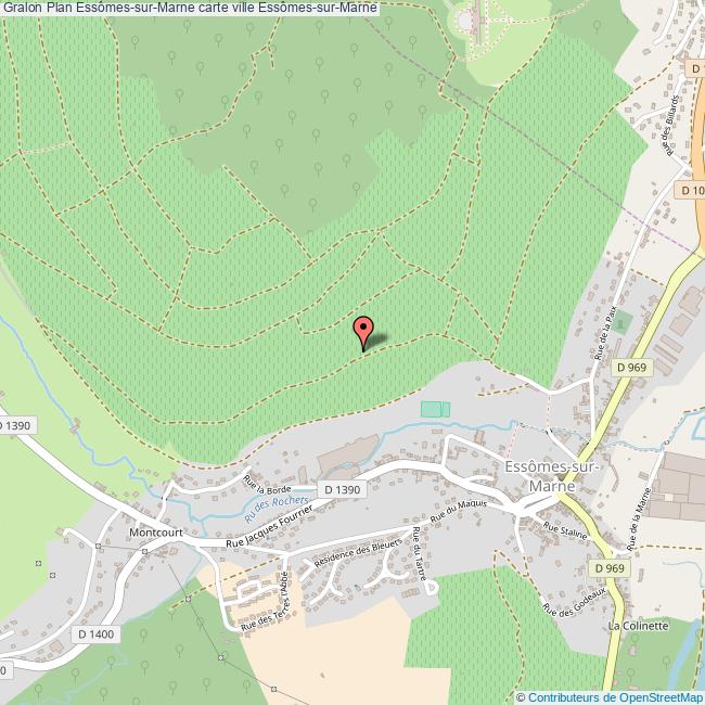 Plan EssômessurMarne carte ville EssômessurMarne