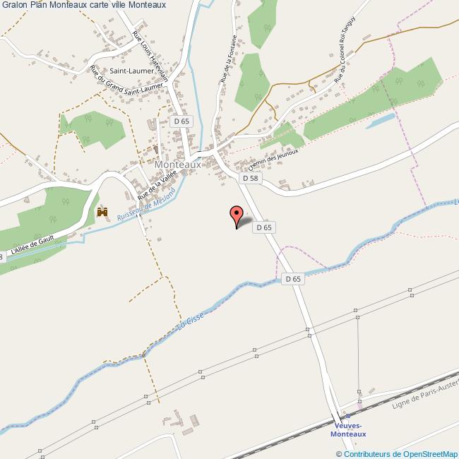 Plan Monteaux carte ville Monteaux Plan Monteaux carte ville Monteaux