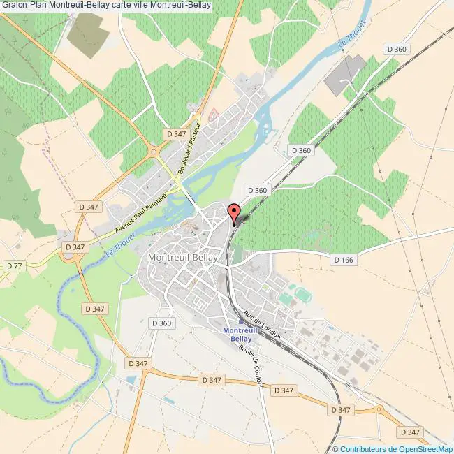 plan ville Montreuil-Bellay