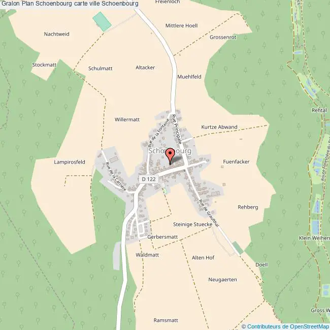 plan ville Schoenbourg