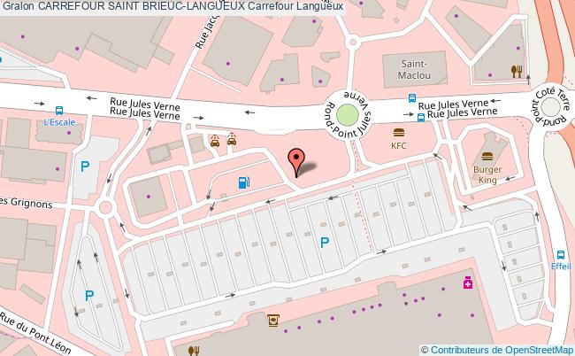 plan Carrefour Saint Brieuc-langueux