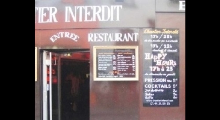 Restaurant Chantier Interdit Paris