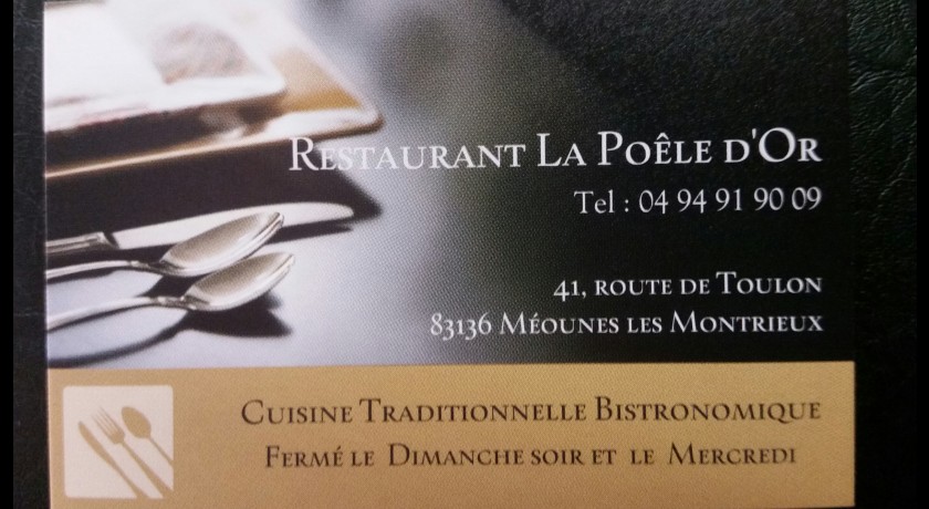 Restaurant Hostellerie De La Poêle D'or Méounes-lès-montrieux