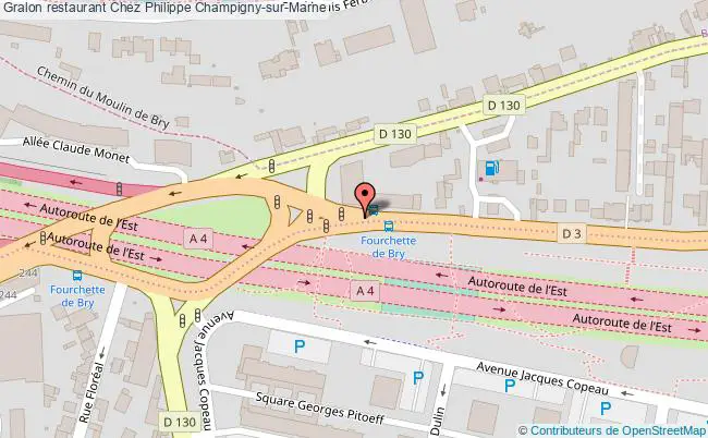 plan Chez Philippe Champigny-sur-Marne
