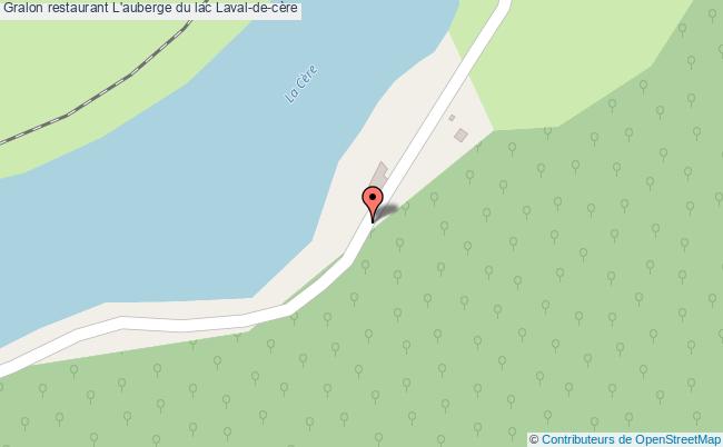 plan L'auberge du lac Laval-de-cère