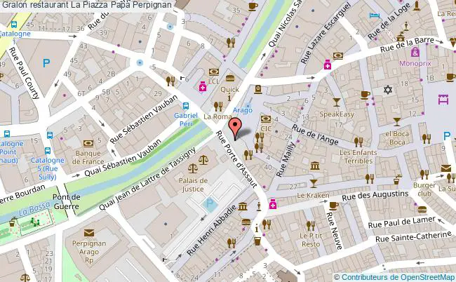 plan La Piazza Papa Perpignan