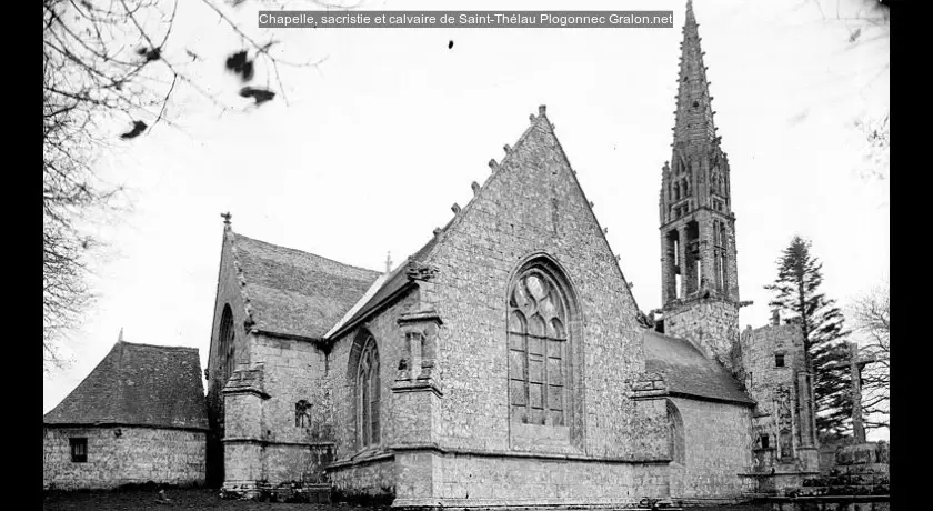 Chapelle, sacristie et calvaire de Saint-Thélau