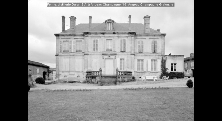 Ferme, distillerie Duran S.A. à Angeac-Champagne (16)