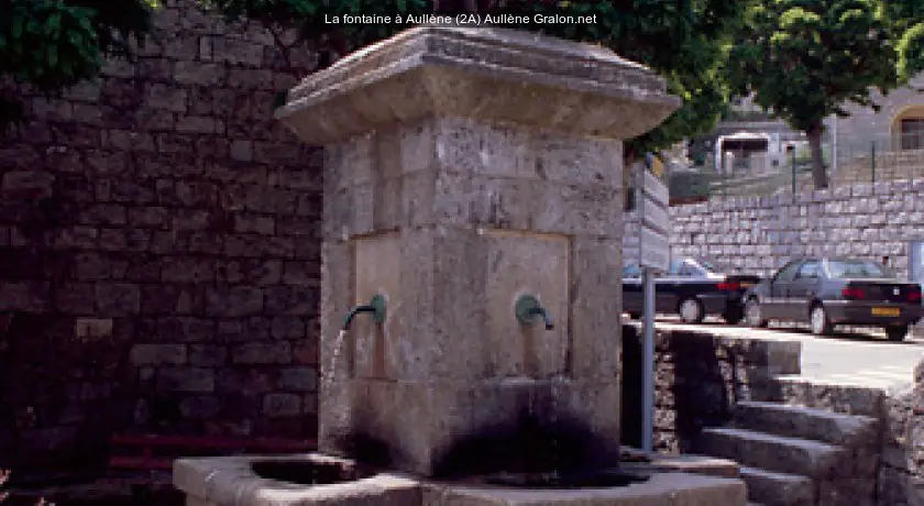La fontaine à Aullène (2A)