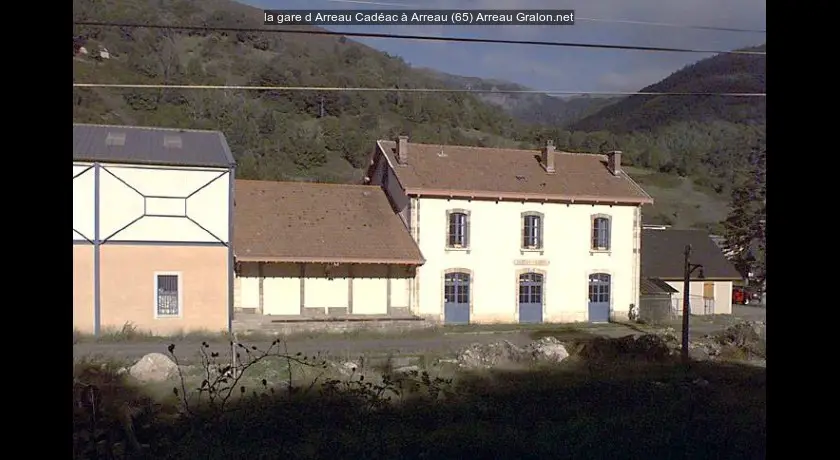 la gare d'Arreau Cadéac à Arreau (65)