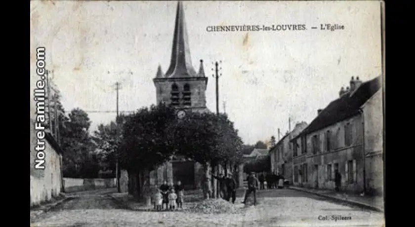Le village de Chennevières lès Louvres et son château