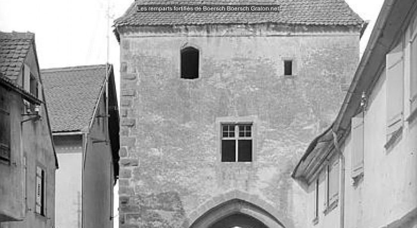 Les remparts fortifiés de Boersch