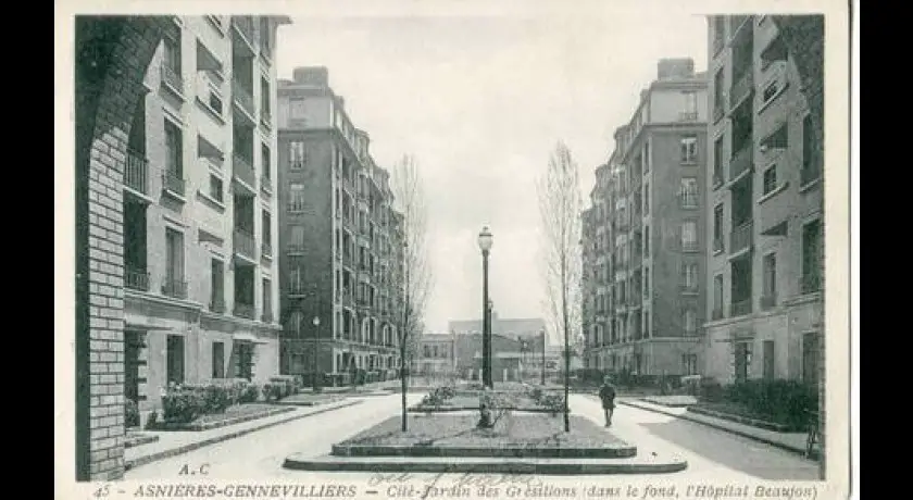 lotissement concerté dit H.B.M. de la Ville de Paris, Cité des Grésillons à Asnières sur Seine (92)