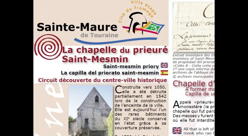 Partez à la découverte de notre patrimoine à Sainte-Maure-de-Touraine