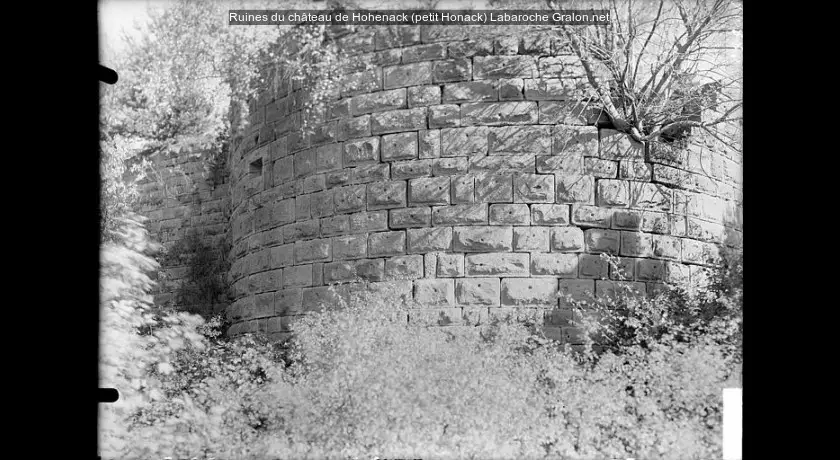Ruines du château de Hohenack (petit Honack)