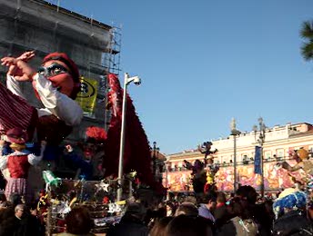 Video Chars du carnaval de Nice 2009