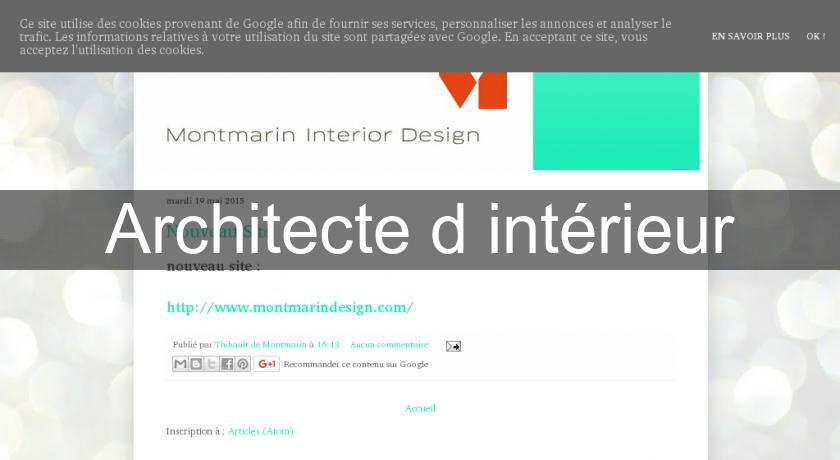 Architecte d'intérieur Architecte d'intérieur