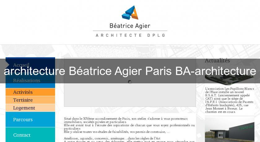 architecture Béatrice Agier Paris BA-architecture architecture Béatrice Agier Paris BA-architecture