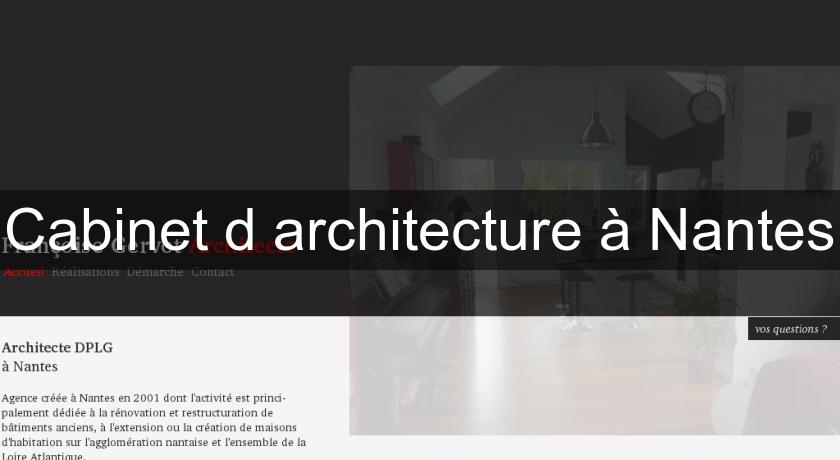 Cabinet d'architecture à Nantes Cabinet d'architecture à Nantes